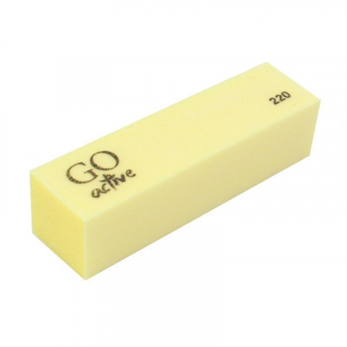 Баф-брусок жовтий 220/200 GO ACTIVE